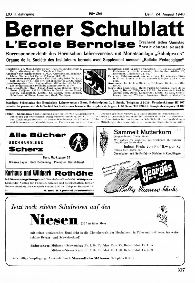 Buchumschlag - Heft 21