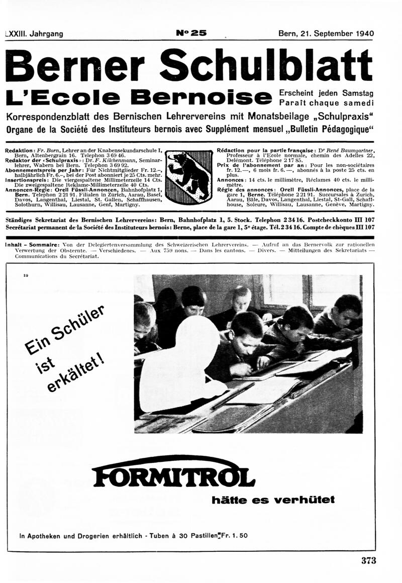 Buchumschlag - Heft 25