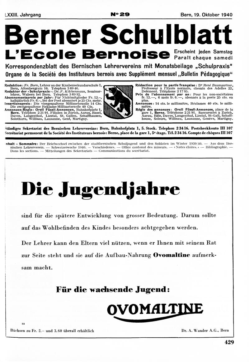 Buchumschlag - Heft 29