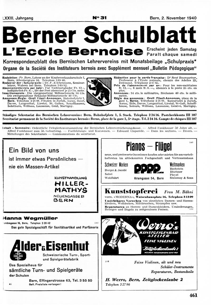 Buchumschlag - Heft 31