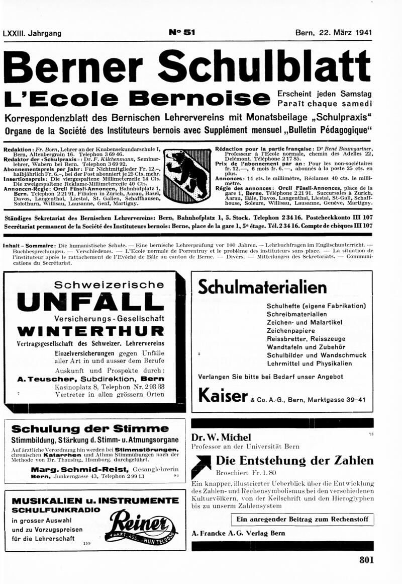 Buchumschlag - Heft 51