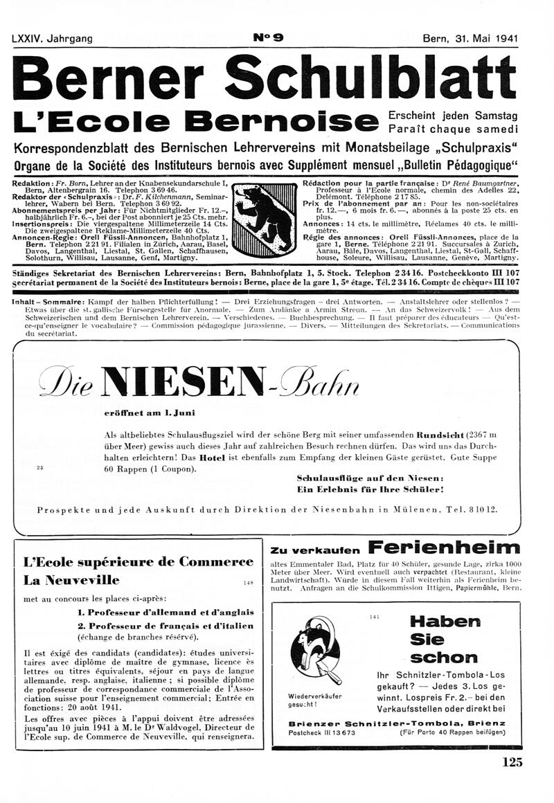 Buchumschlag - Heft 9