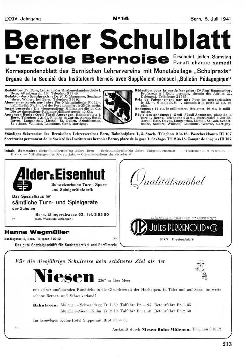 Buchumschlag - Heft 14