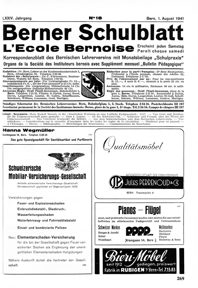 Buchumschlag - Heft 18