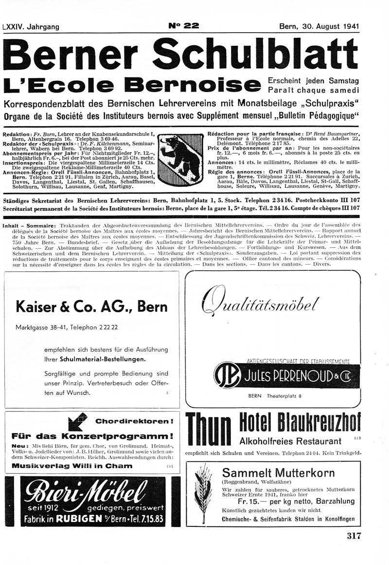 Buchumschlag - Heft 22