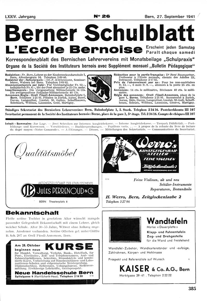 Buchumschlag - Heft 26