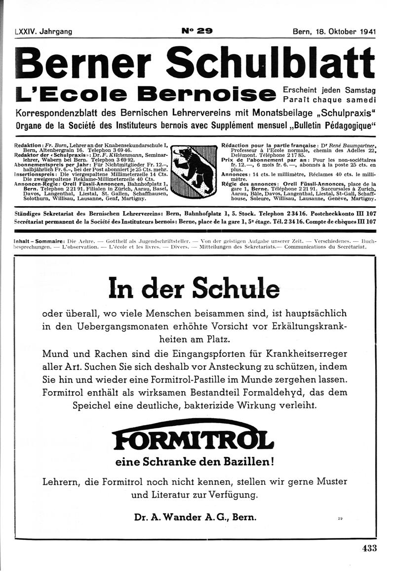 Buchumschlag - Heft 29