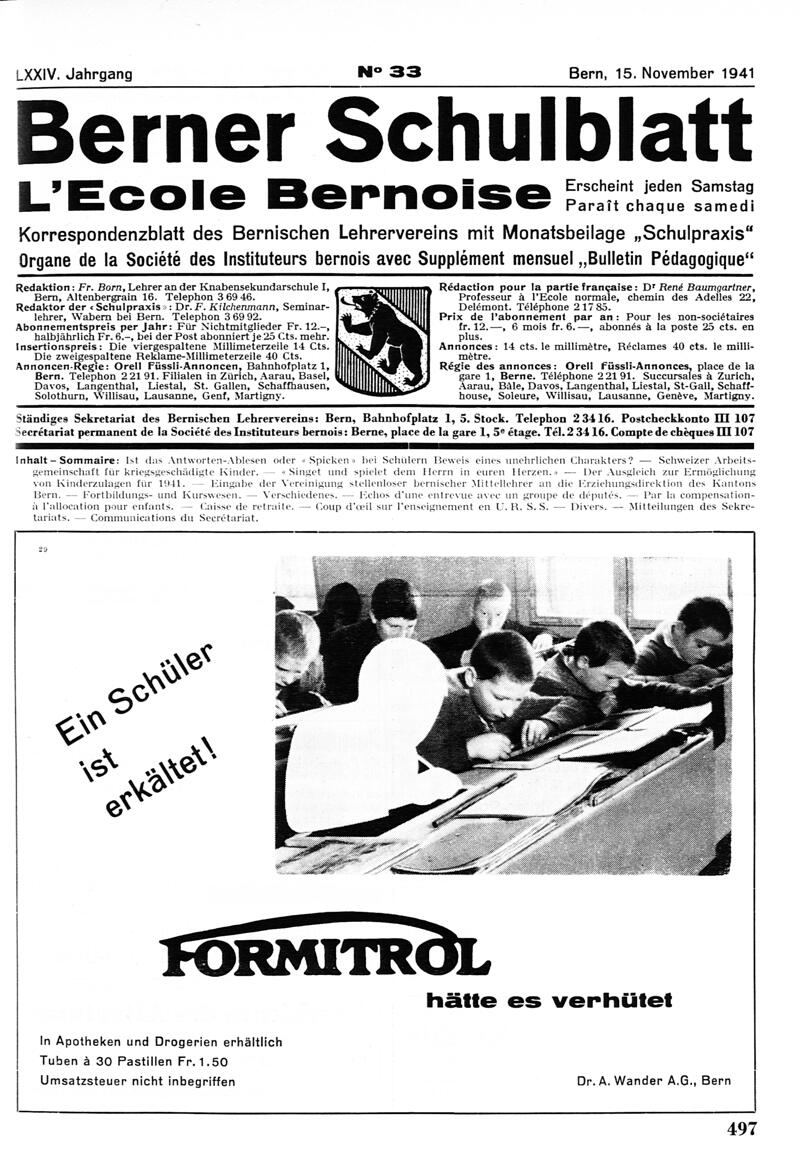 Buchumschlag - Heft 33