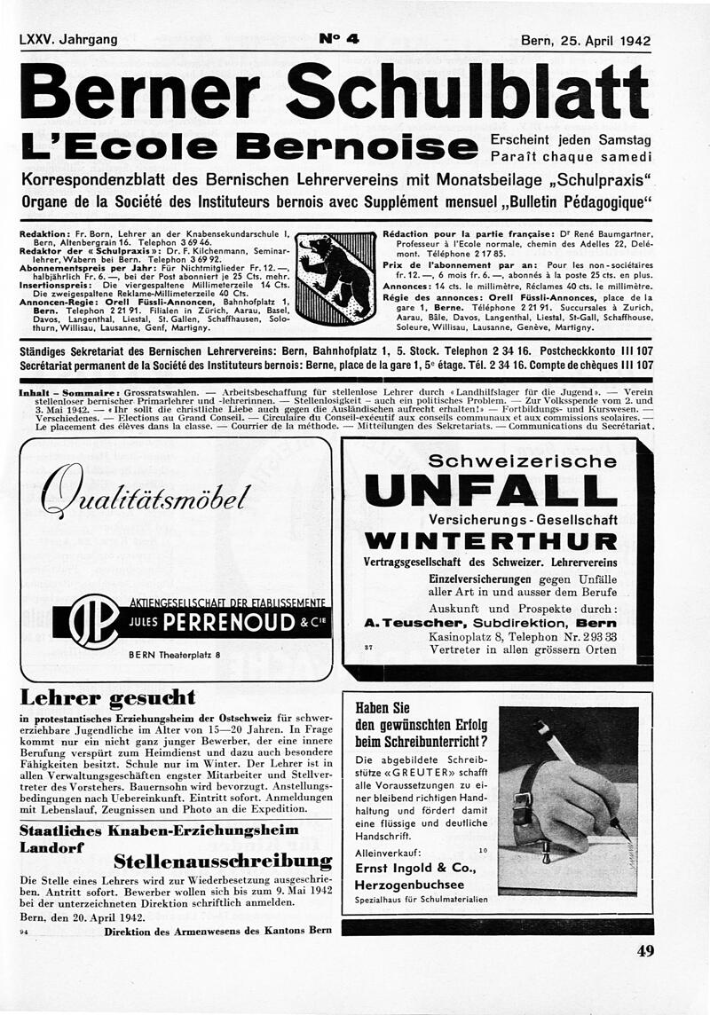 Buchumschlag - Heft 4