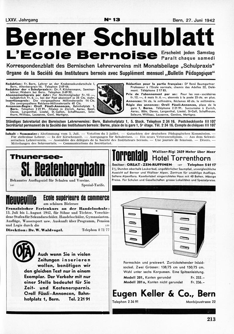 Buchumschlag - Heft 13