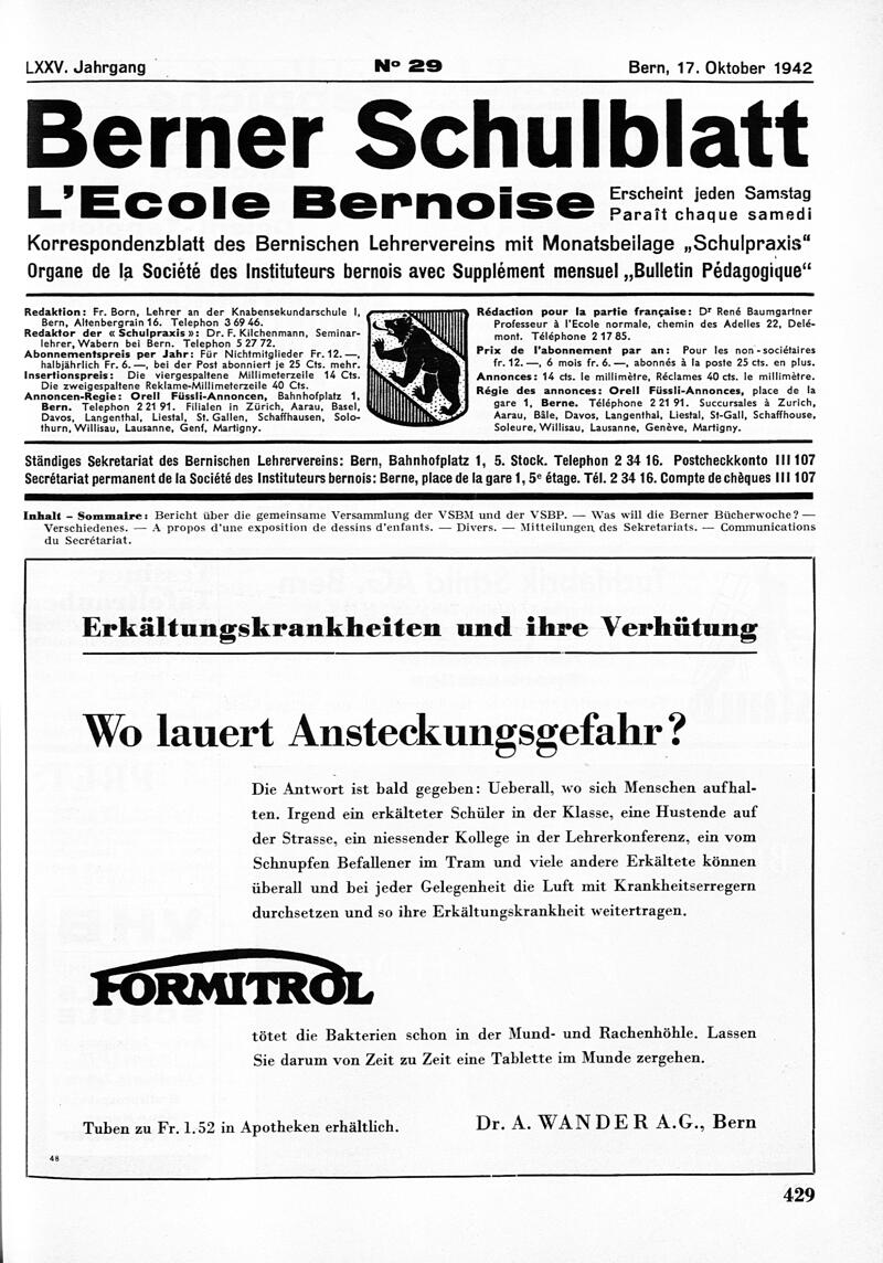 Buchumschlag - Heft 29