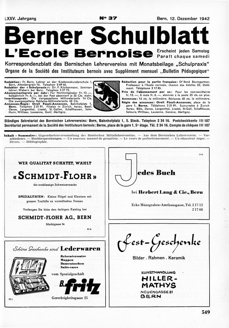 Buchumschlag - Heft 37