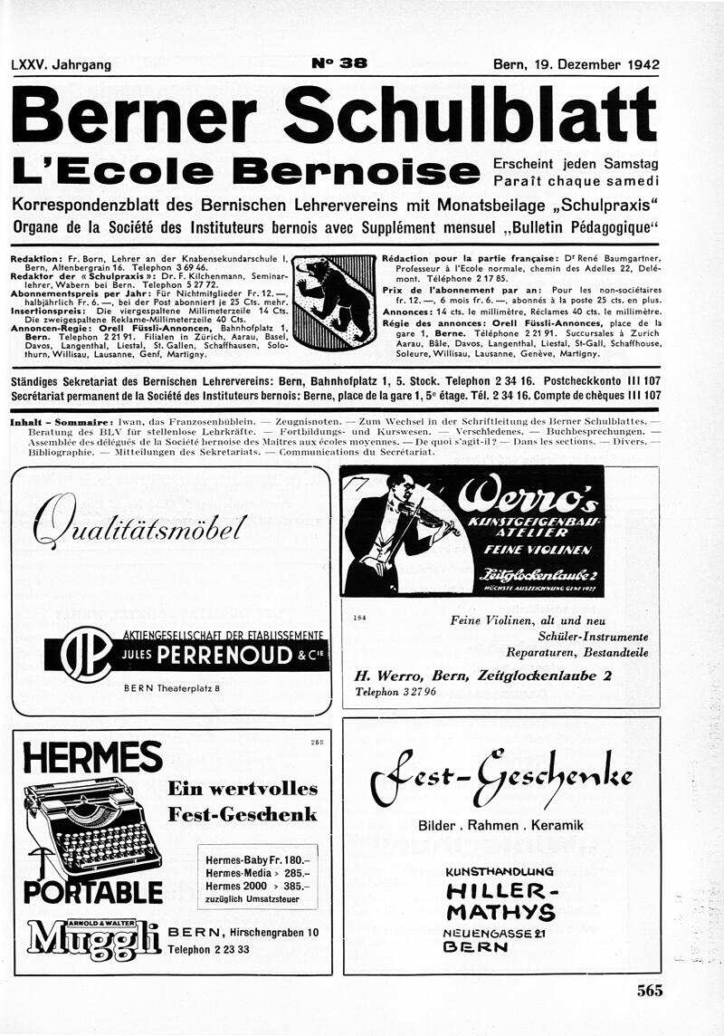 Buchumschlag - Heft 38