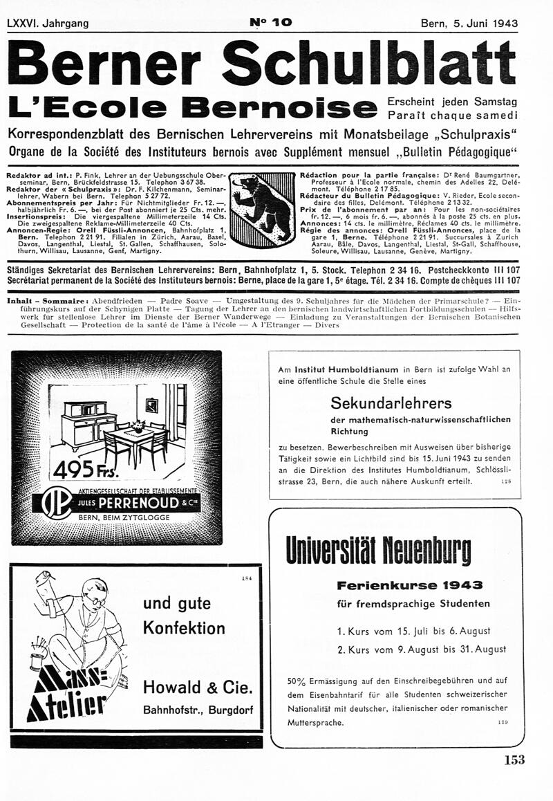 Buchumschlag - Heft 10