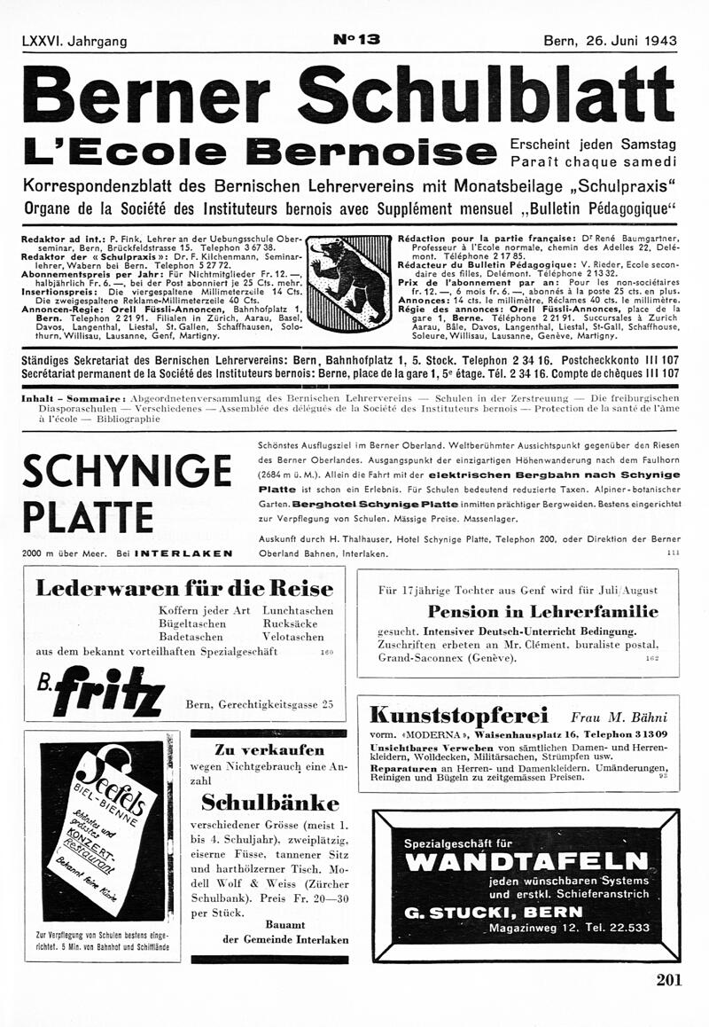 Buchumschlag - Heft 13