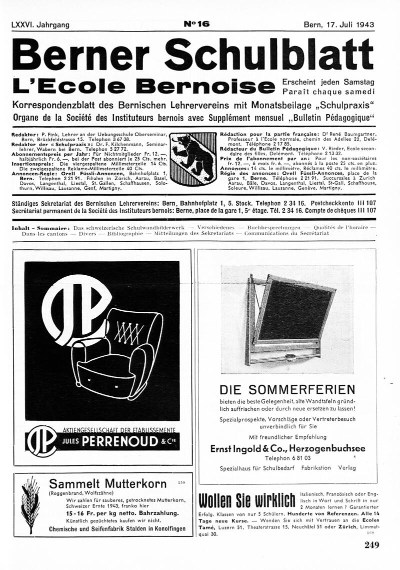 Buchumschlag - Heft 16