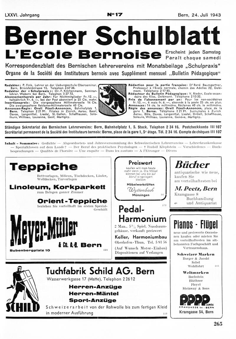 Buchumschlag - Heft 17