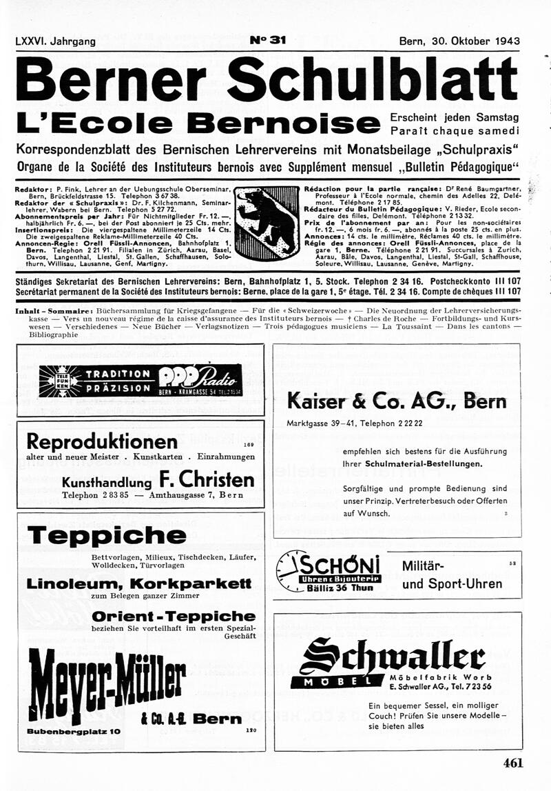 Buchumschlag - Heft 31