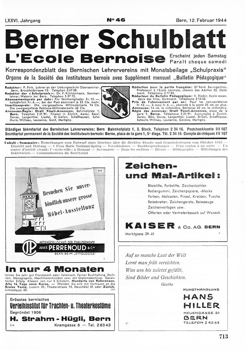 Buchumschlag - Heft 46