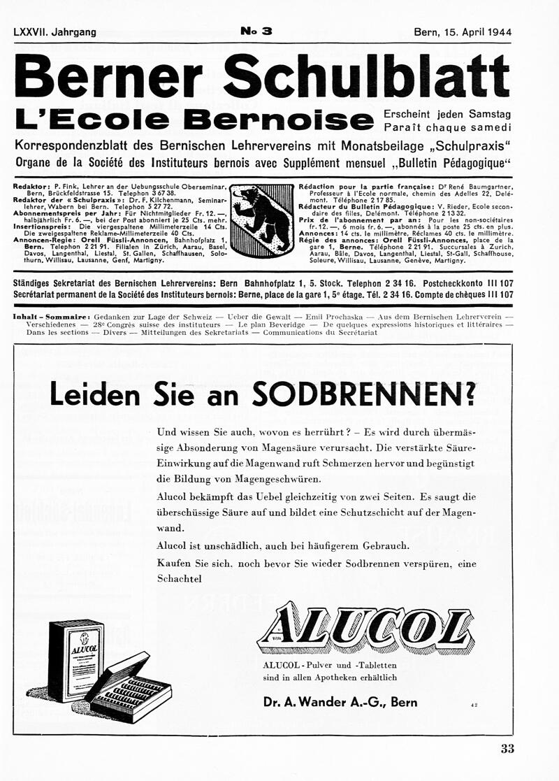 Buchumschlag - Heft 3