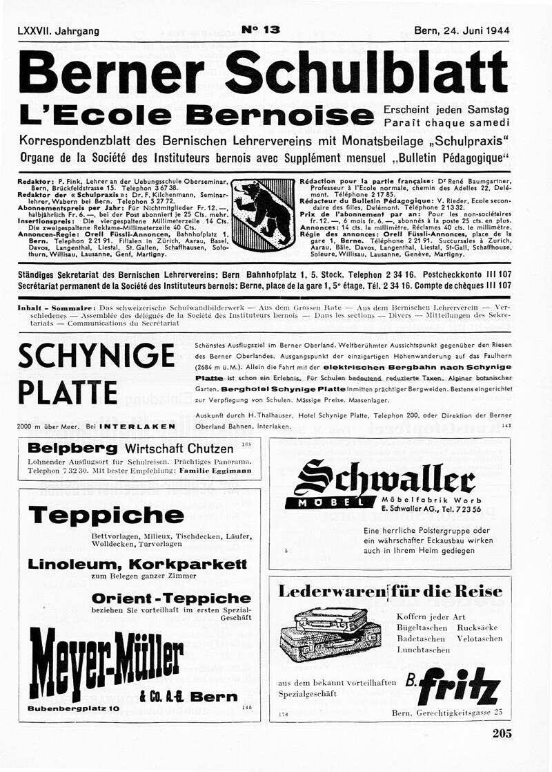 Buchumschlag - Heft 13