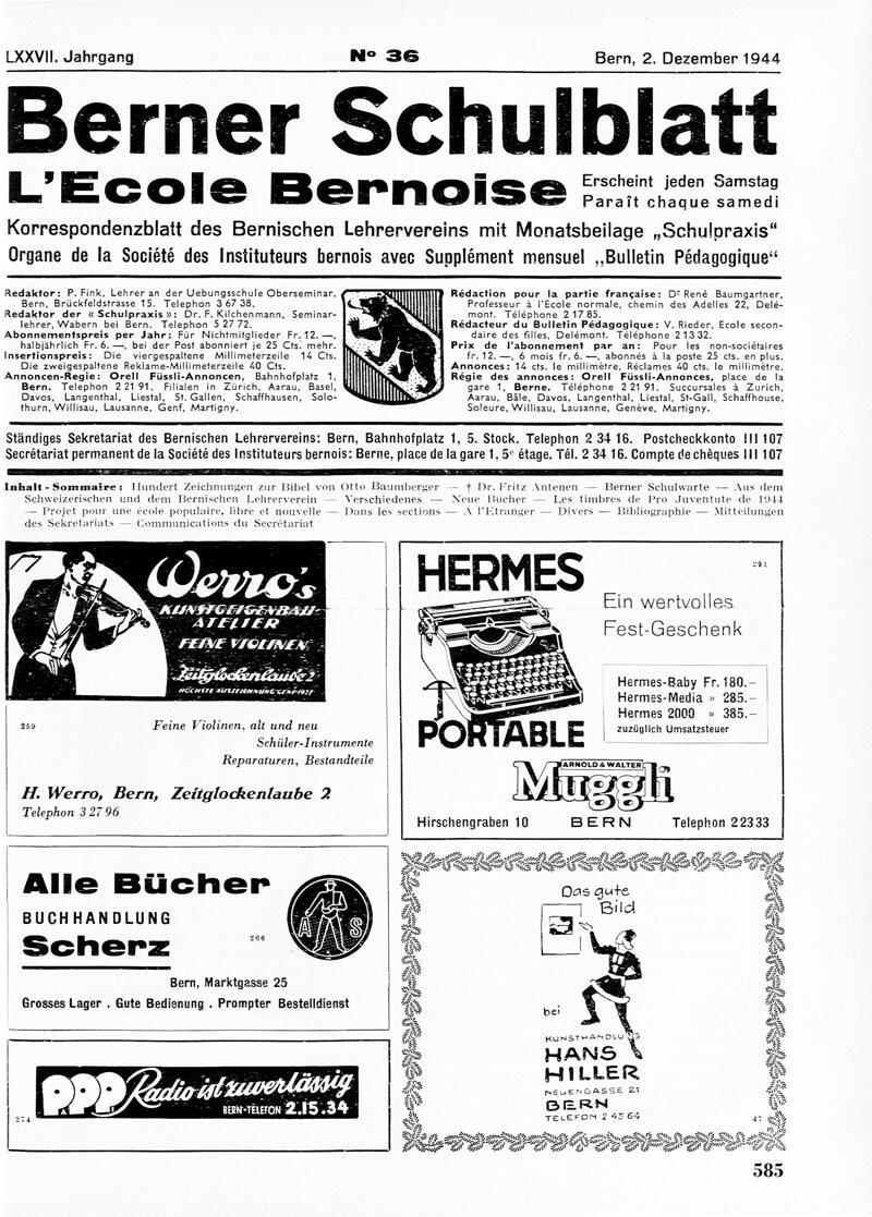 Buchumschlag - Heft 36