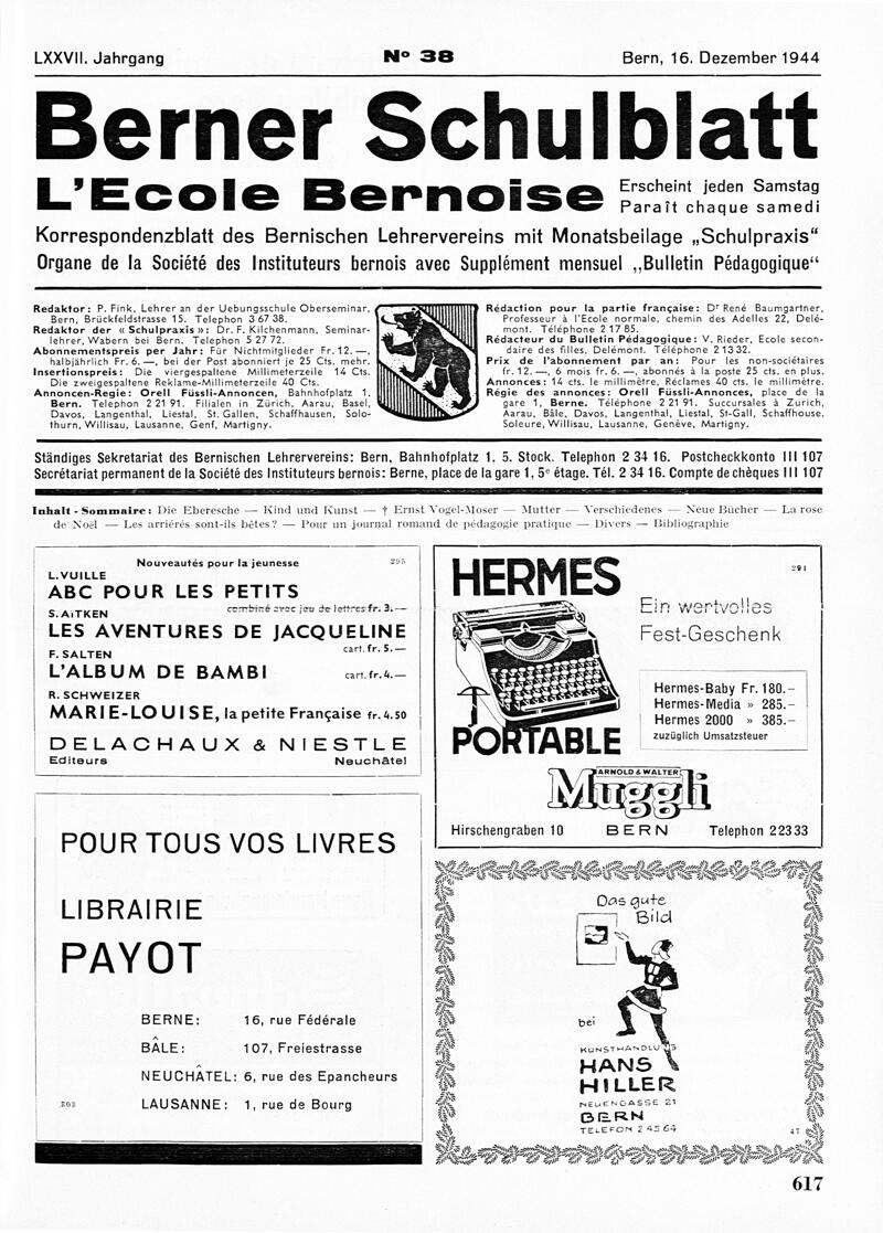 Buchumschlag - Heft 38