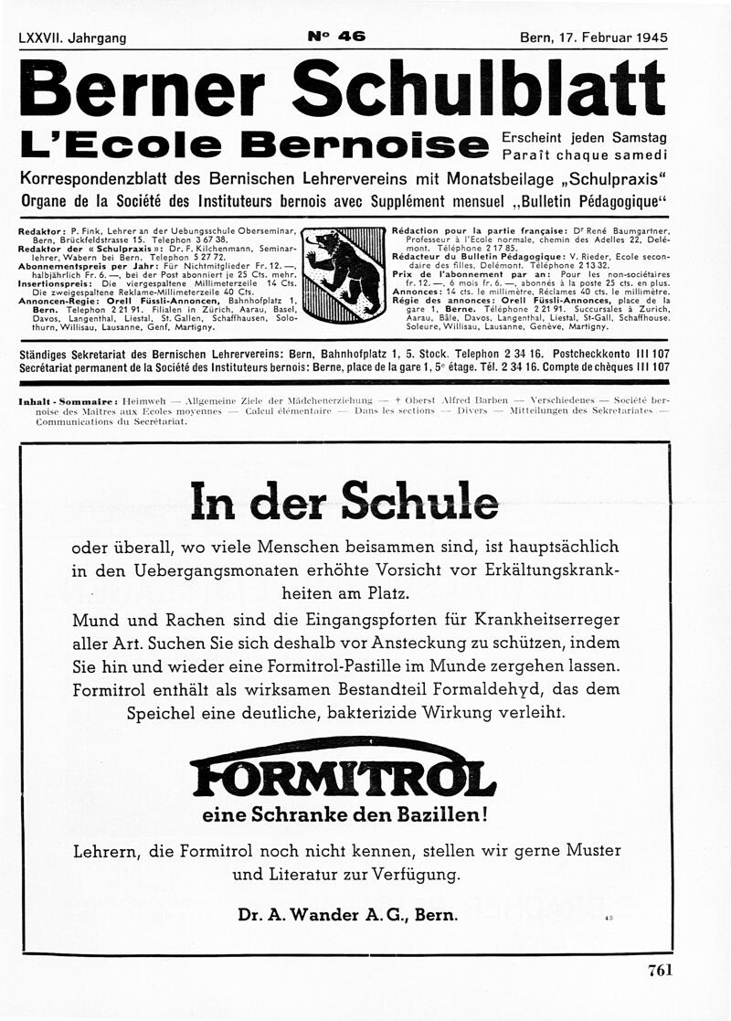 Buchumschlag - Heft 46