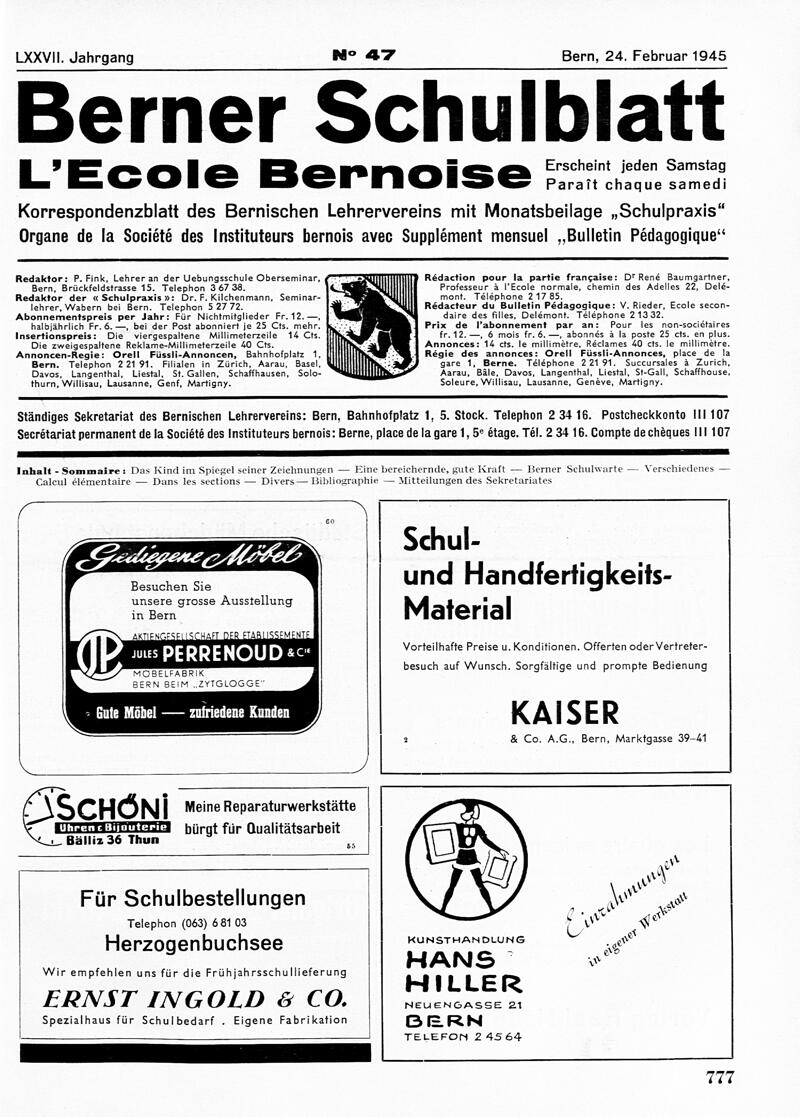 Buchumschlag - Heft 47