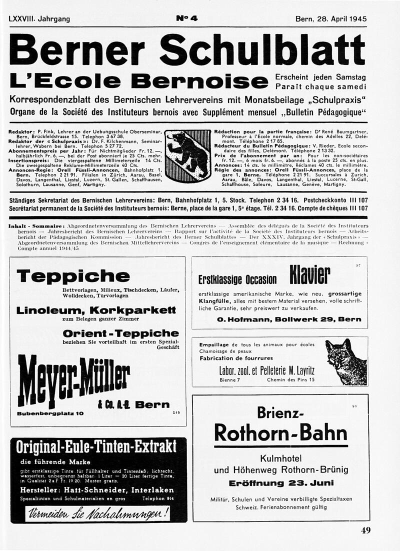 Buchumschlag - Heft 4