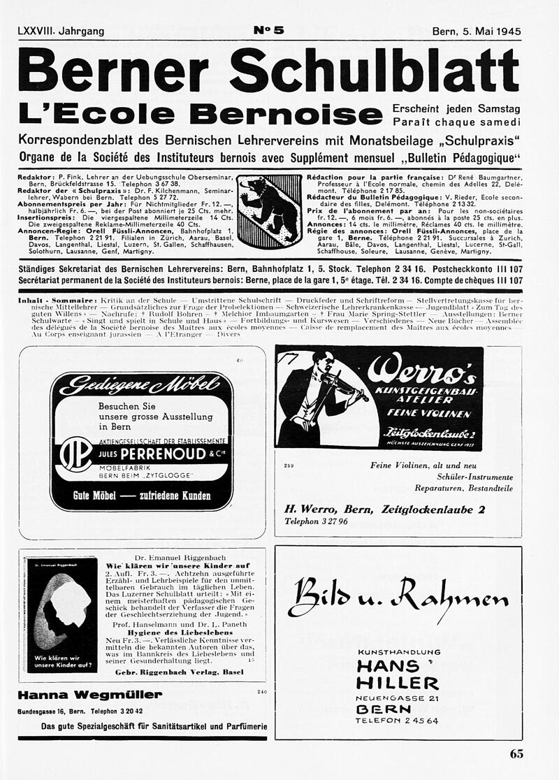 Buchumschlag - Heft 5