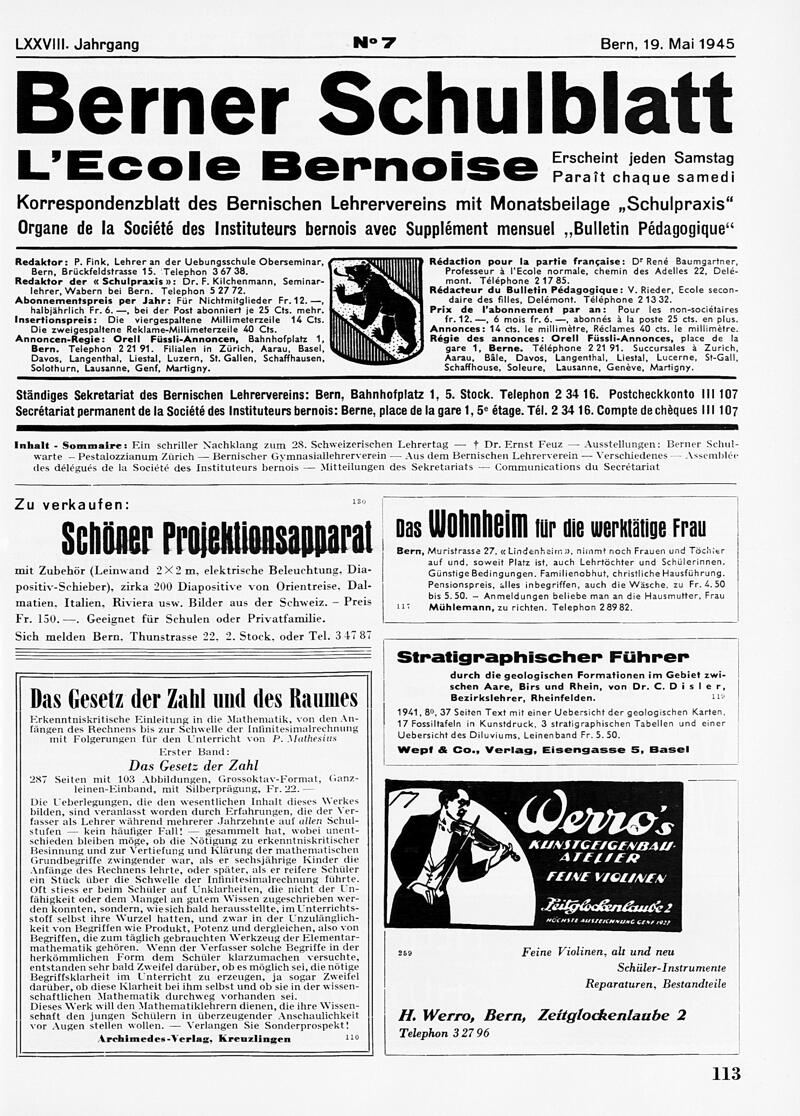 Buchumschlag - Heft 7