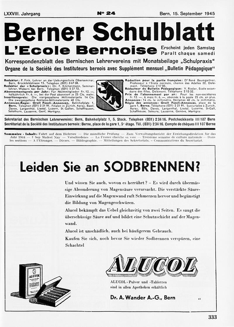 Buchumschlag - Heft 24