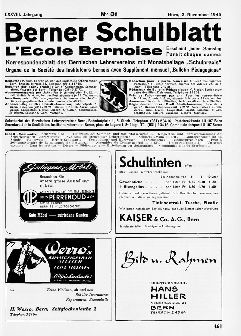 Buchumschlag - Heft 31