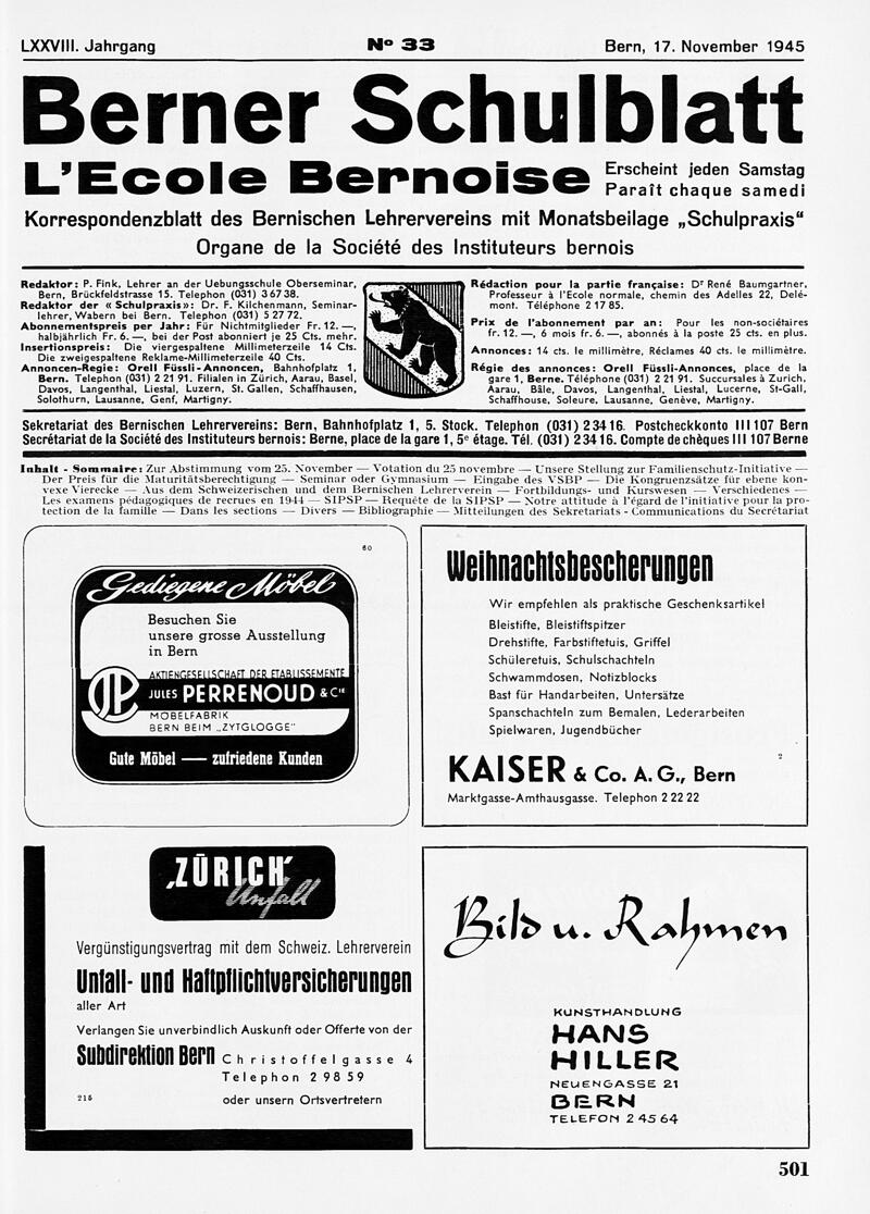 Buchumschlag - Heft 33