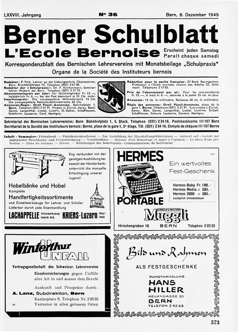 Buchumschlag - Heft 36