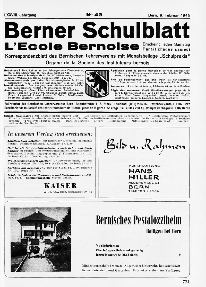 Buchumschlag - Heft 43