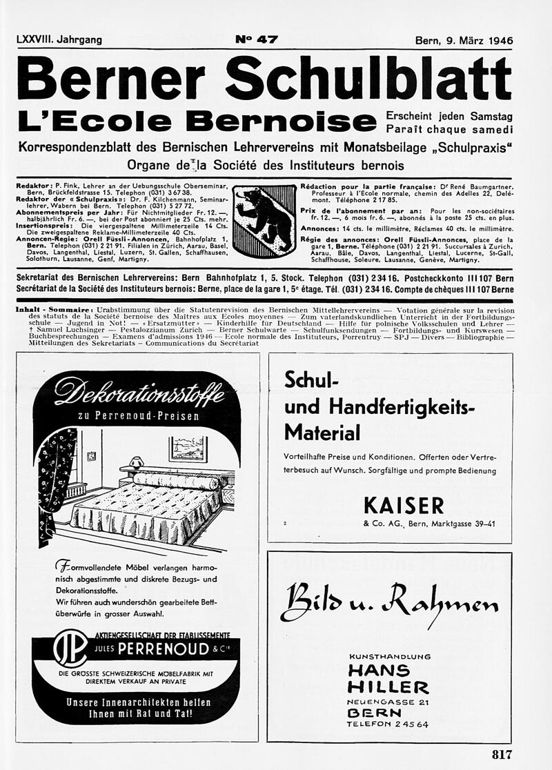 Buchumschlag - Heft 47