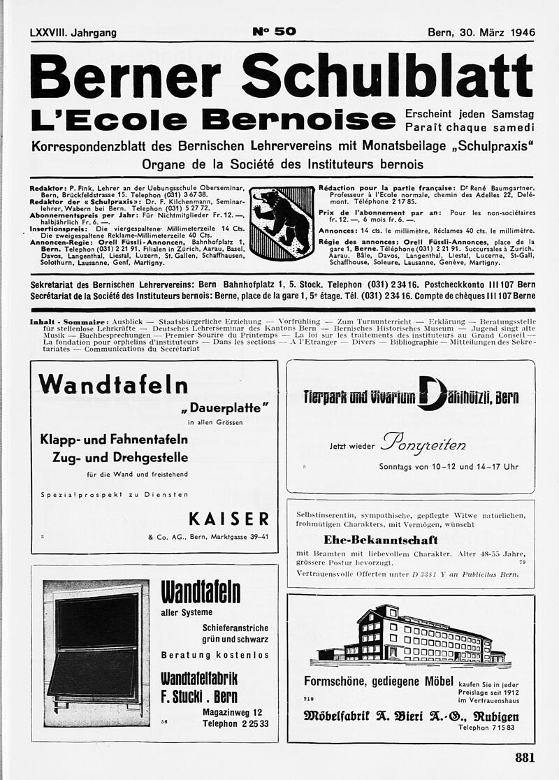 Buchumschlag - Heft 50