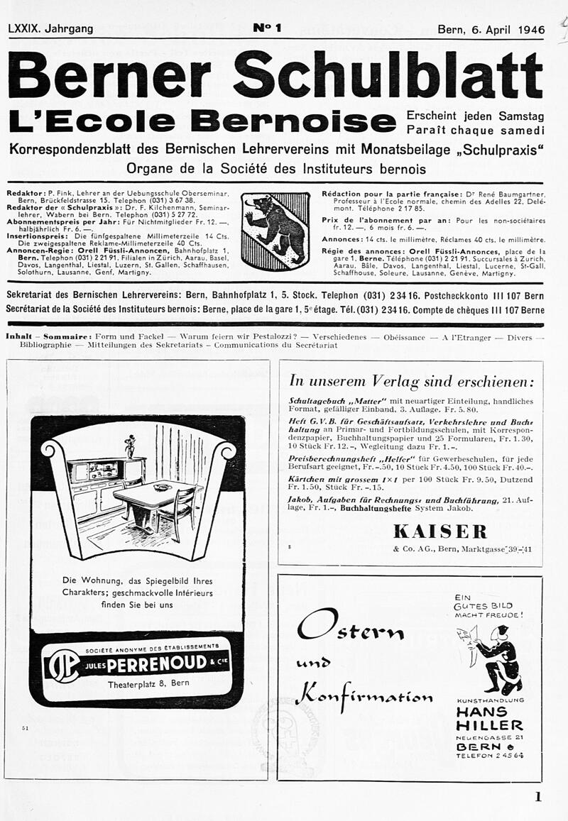 Buchumschlag - Heft 1