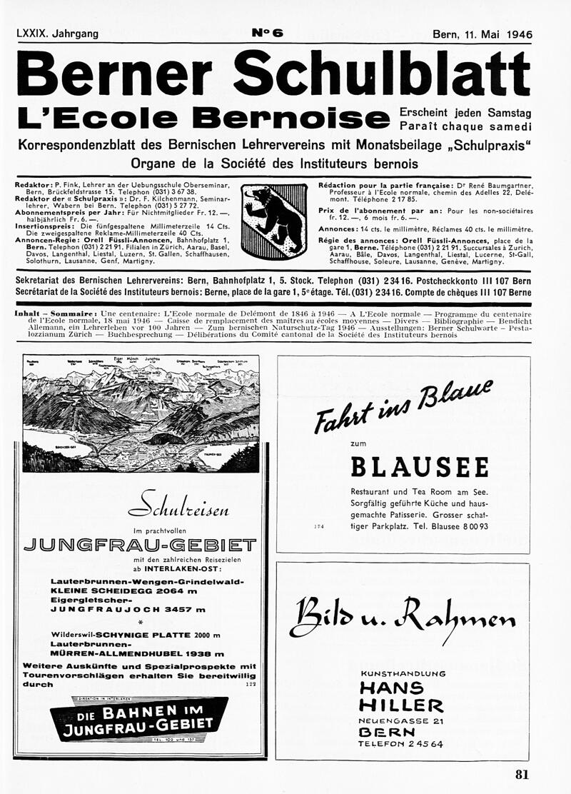 Buchumschlag - Heft 6