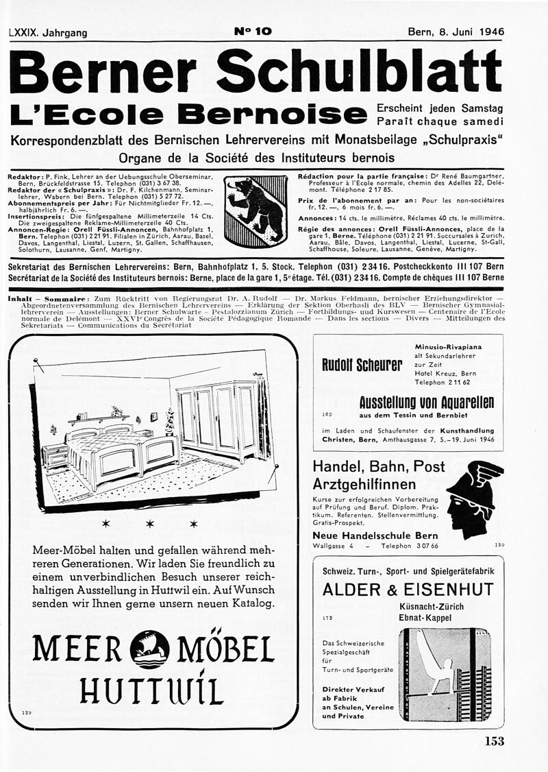 Buchumschlag - Heft 10