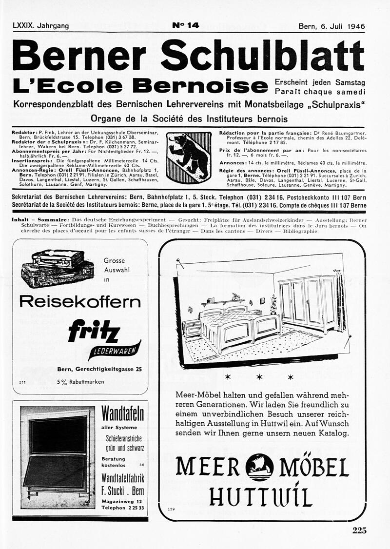 Buchumschlag - Heft 14