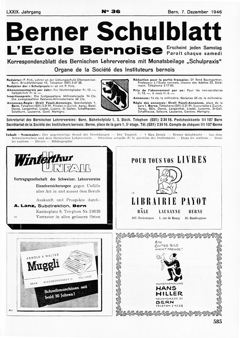 Buchumschlag - Heft 36