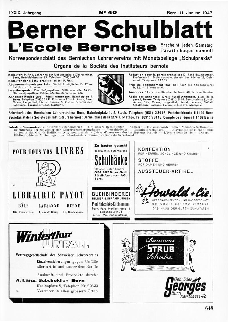 Buchumschlag - Heft 40