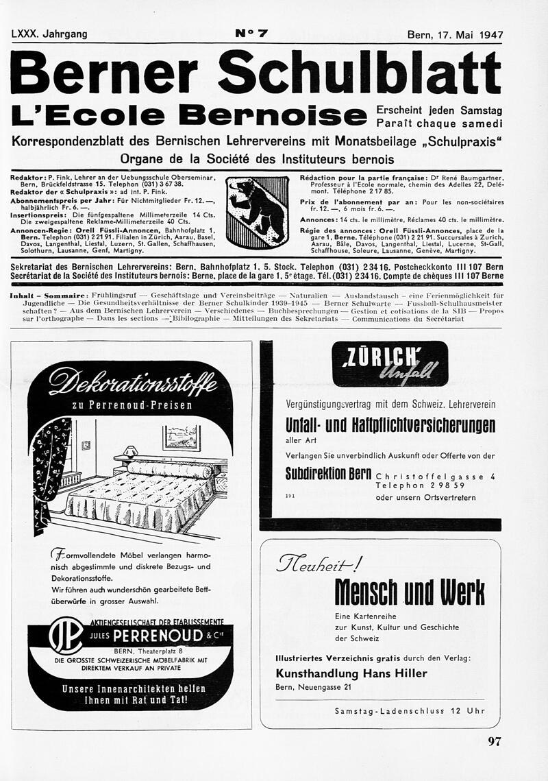 Buchumschlag - Heft 7