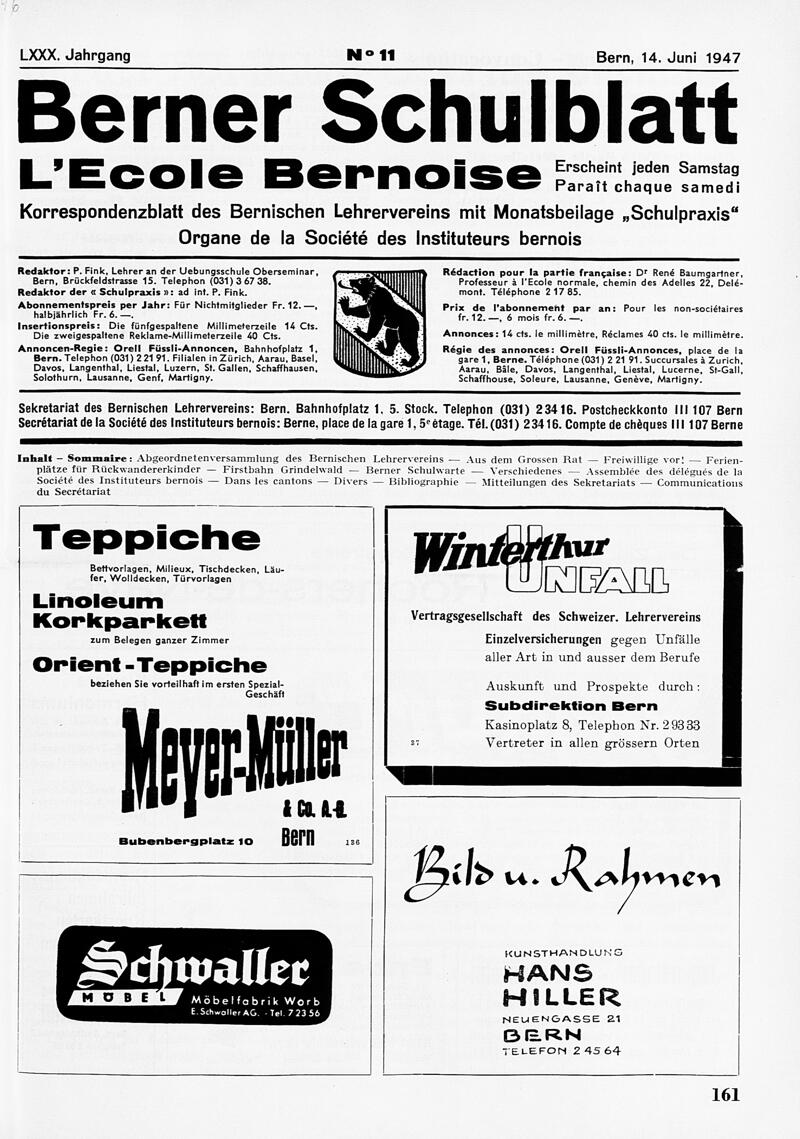 Buchumschlag - Heft 11