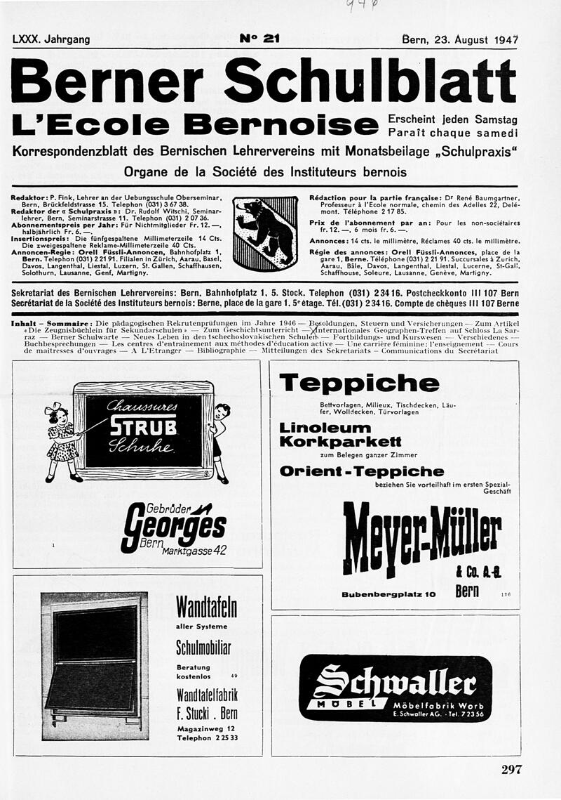 Buchumschlag - Heft 21