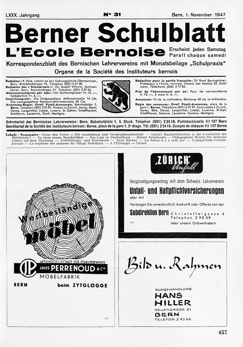 Buchumschlag - Heft 31