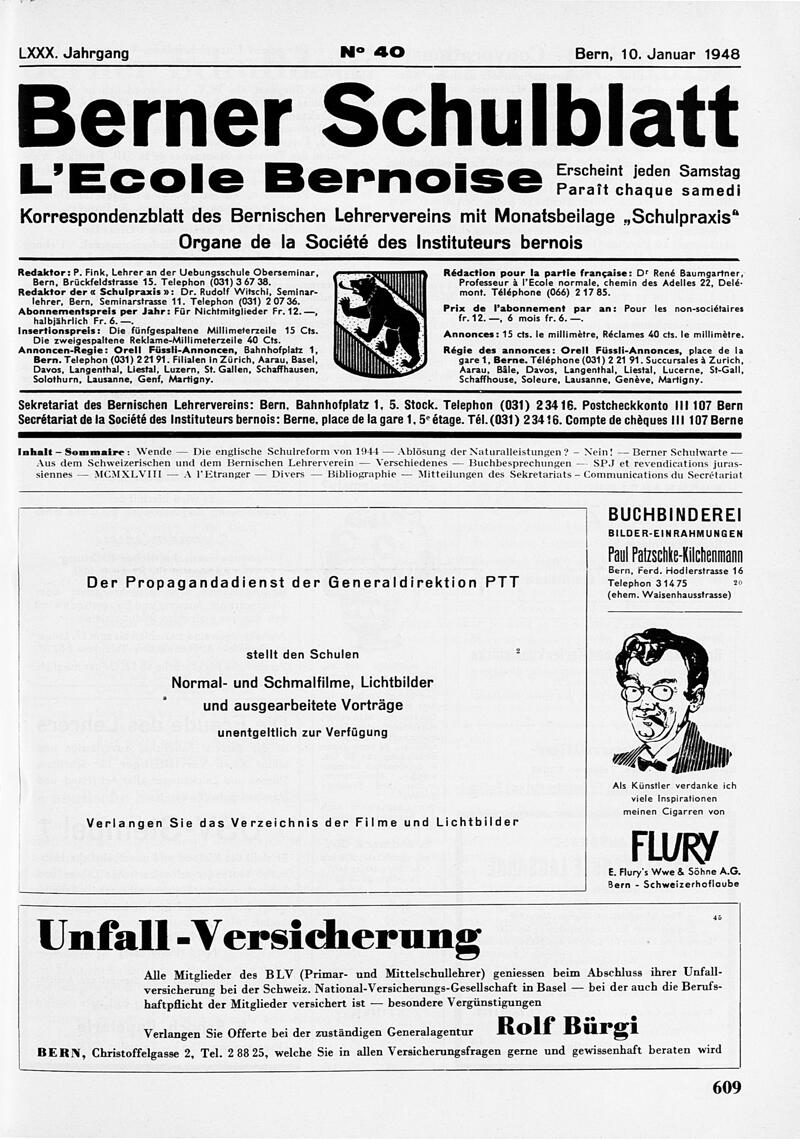 Buchumschlag - Heft 40